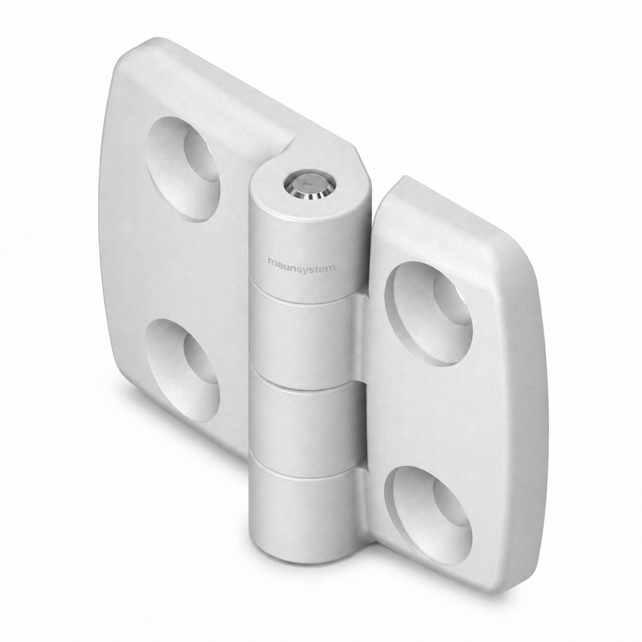 Alu Combi Hinge non detachable 30x40 Al, white aluminium-8