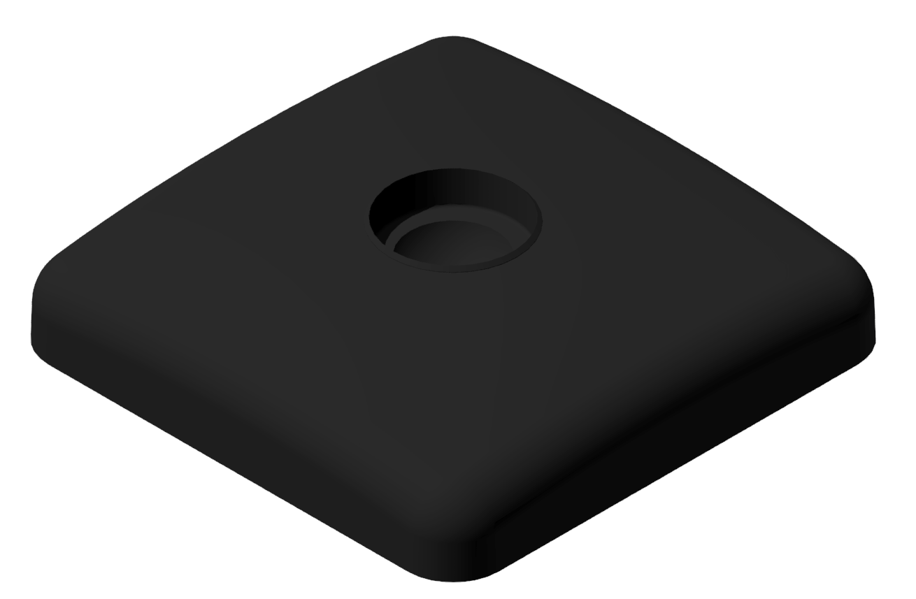 Teller D D80 ZN, schwarz