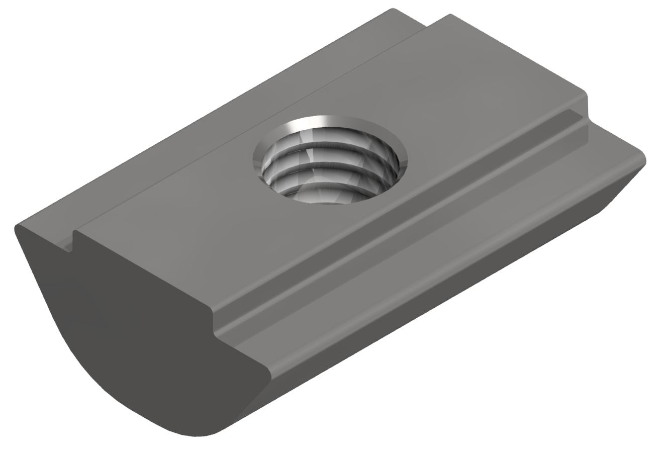 T-Slot Nut B M5, zinc-plated-6