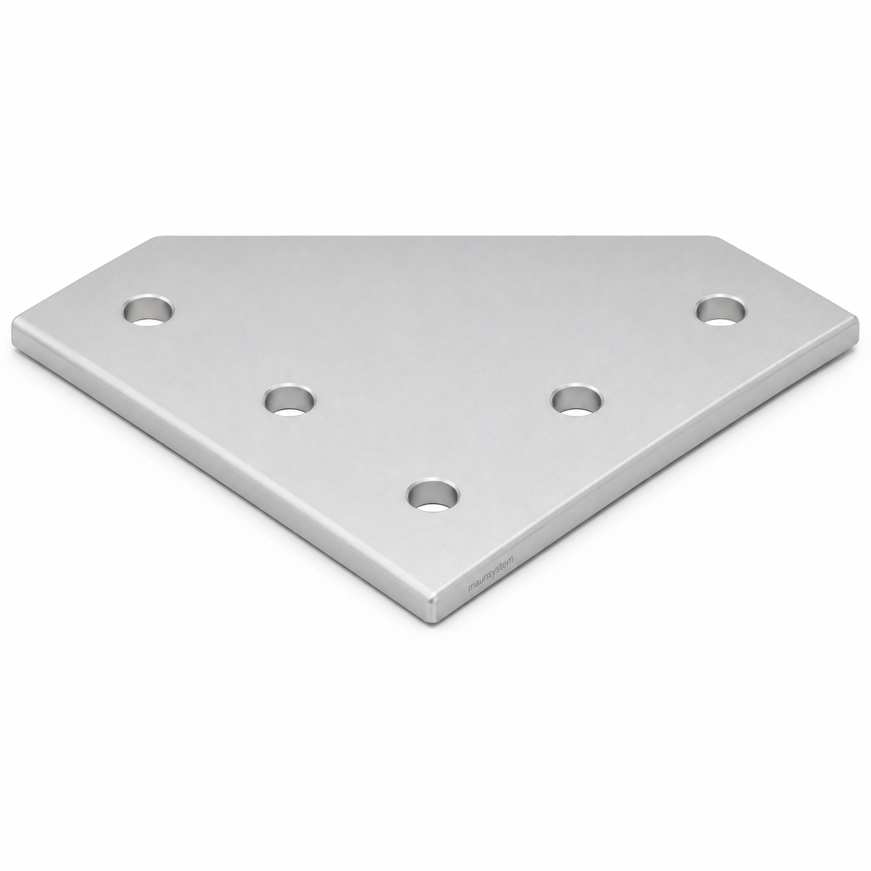 Verbinderplatte L 135x135, eloxiert-10