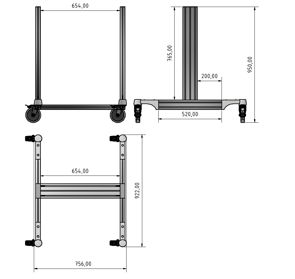 System Mobile Frame T81M