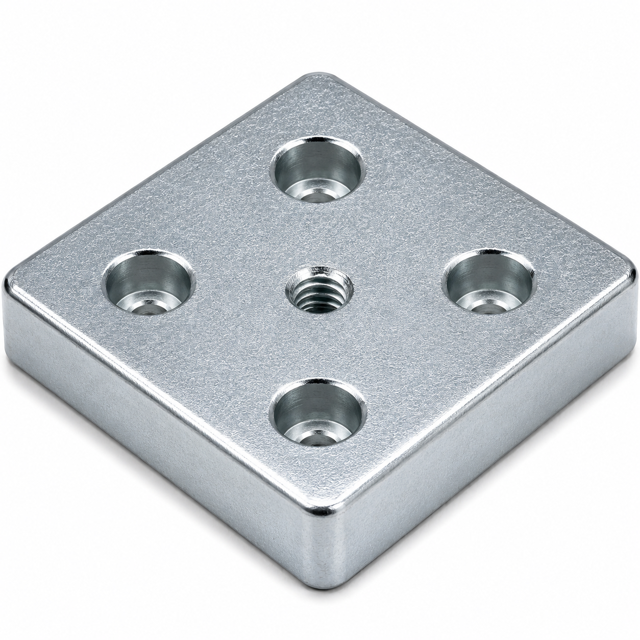 Fußplatte 8 80x80, M10, verzinkt