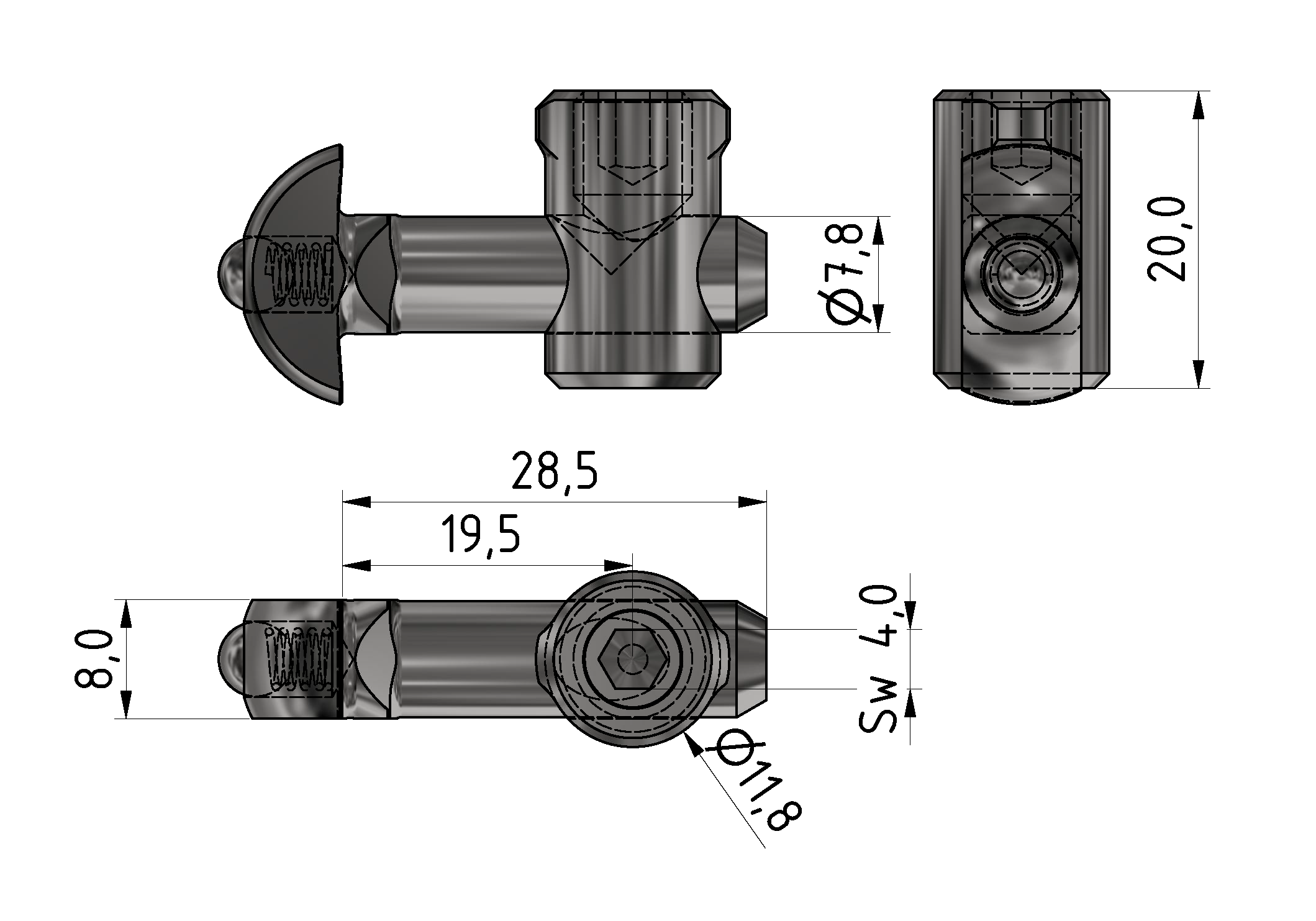 Zentralspanner 40 EL