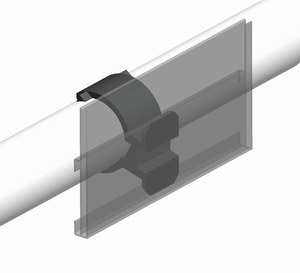 Beschriftungsfeld B, glasklar Beschriftungsfeld B, glasklar