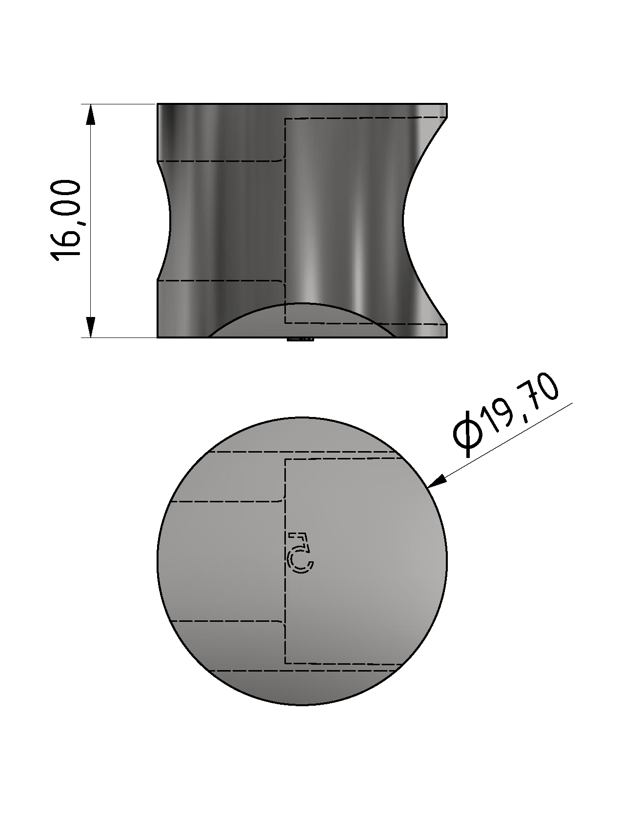 Universal-Verbinder ohne Nase 8, verzinkt