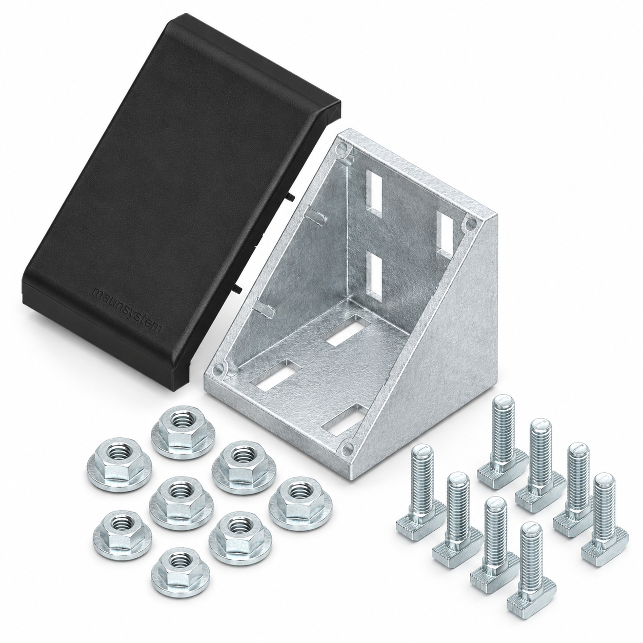 Winkelsatz 80x80, natur-10