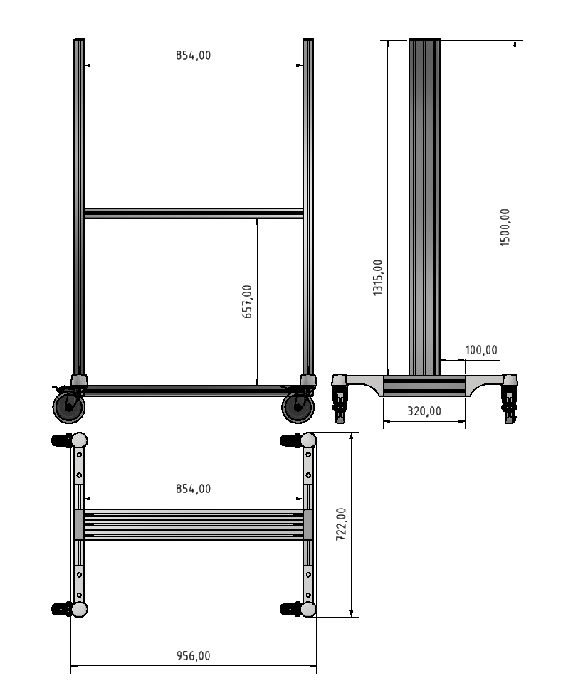 System Mobil-Rahmen T61H