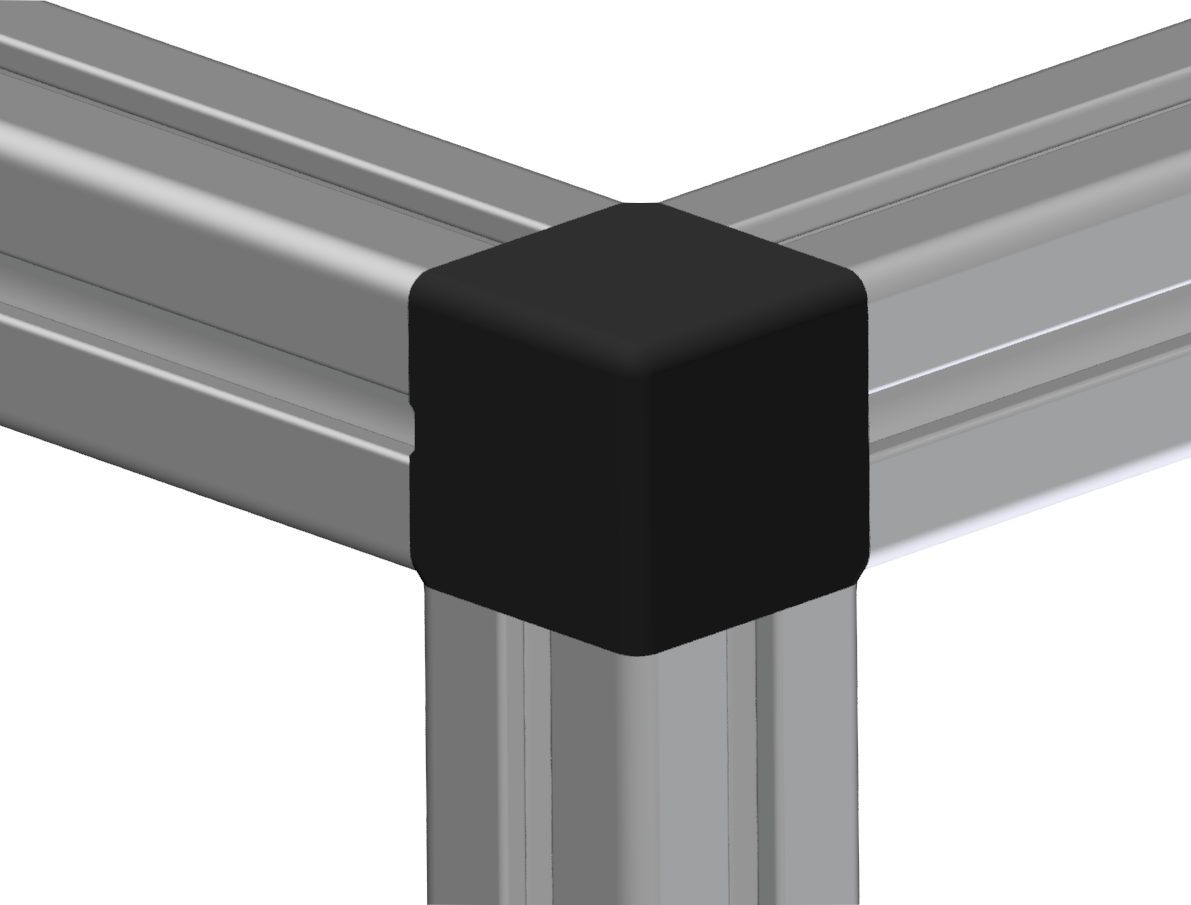 Verbindungssatz 8 40x40x40, schwarz