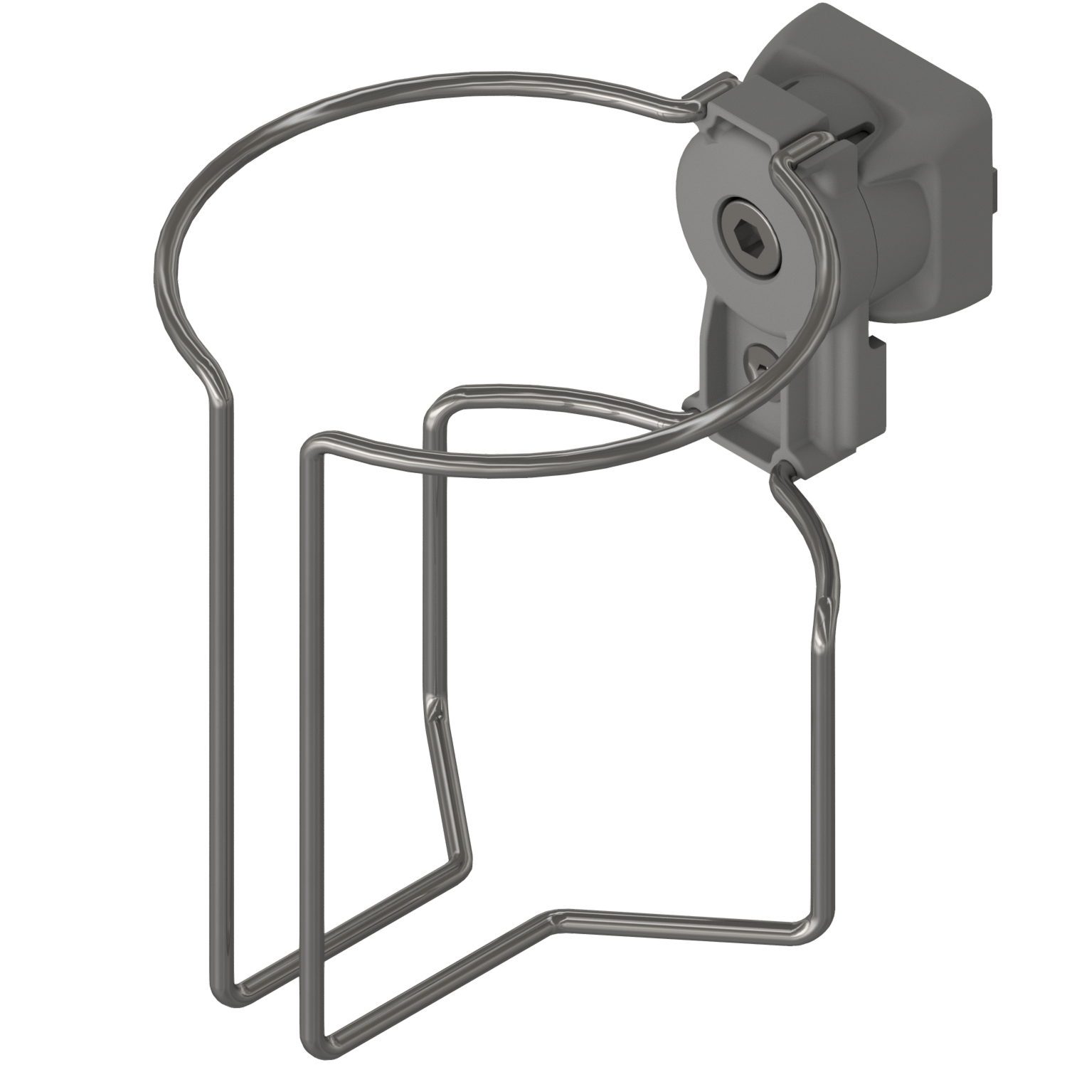 Bottle Holder 8, grey similar to RAL 7042