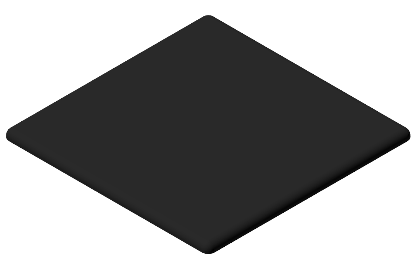 Cap 100x100, black-10