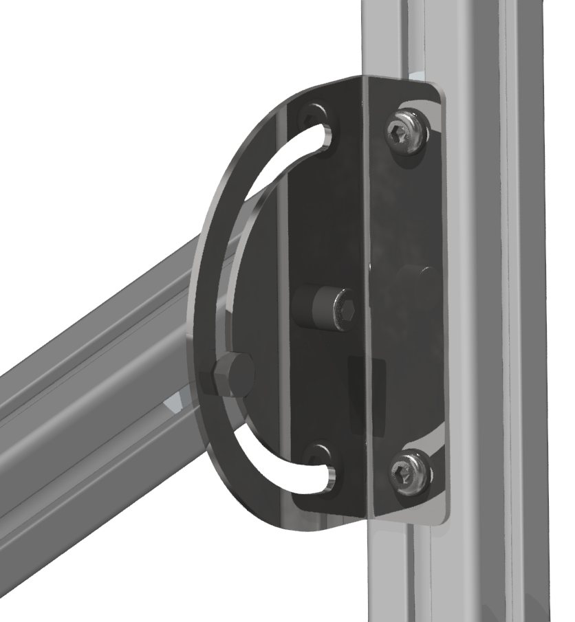 Ball-Bearing Angle 8 130, bright zinc-plated