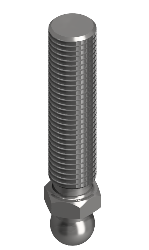 Threaded Rod for Swivel Feet VA M16x66, stainless