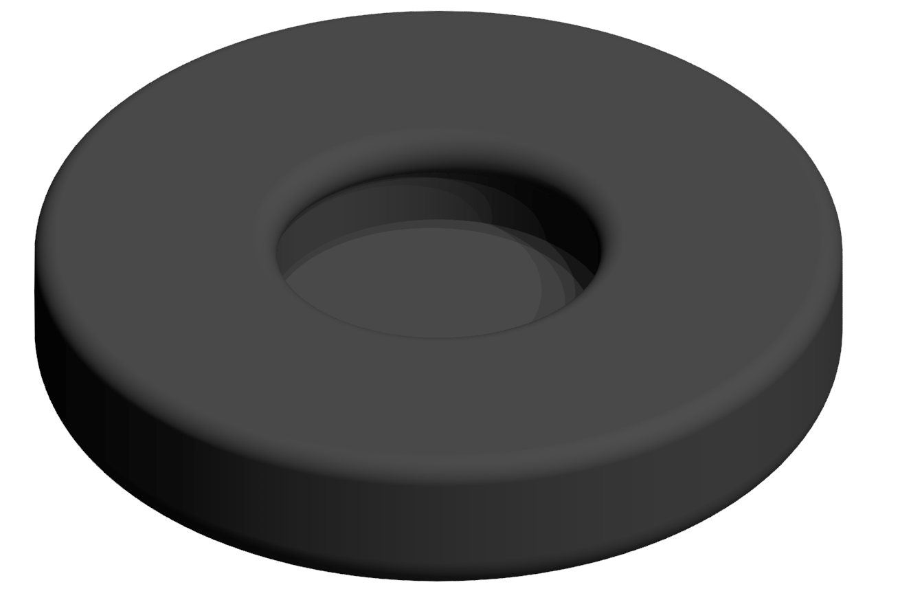 Anti Slip Plate A D45, black