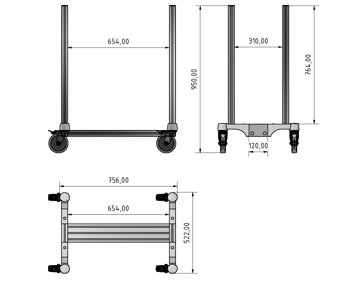 System Mobile Frame U41M
