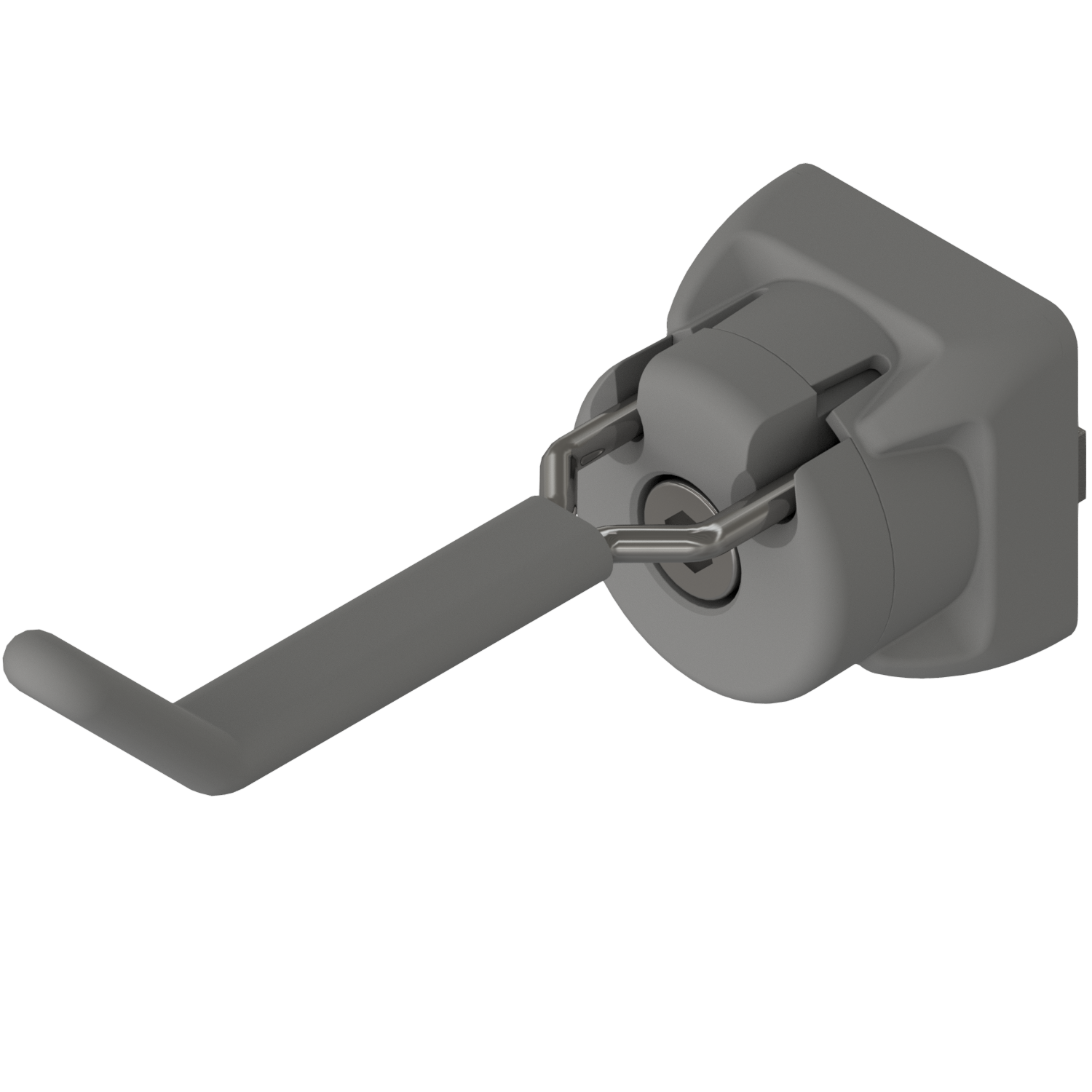 Hook 8 80x10, grey similar to RAL 7042 Hook 8 80x10, grey similar to RAL 7042