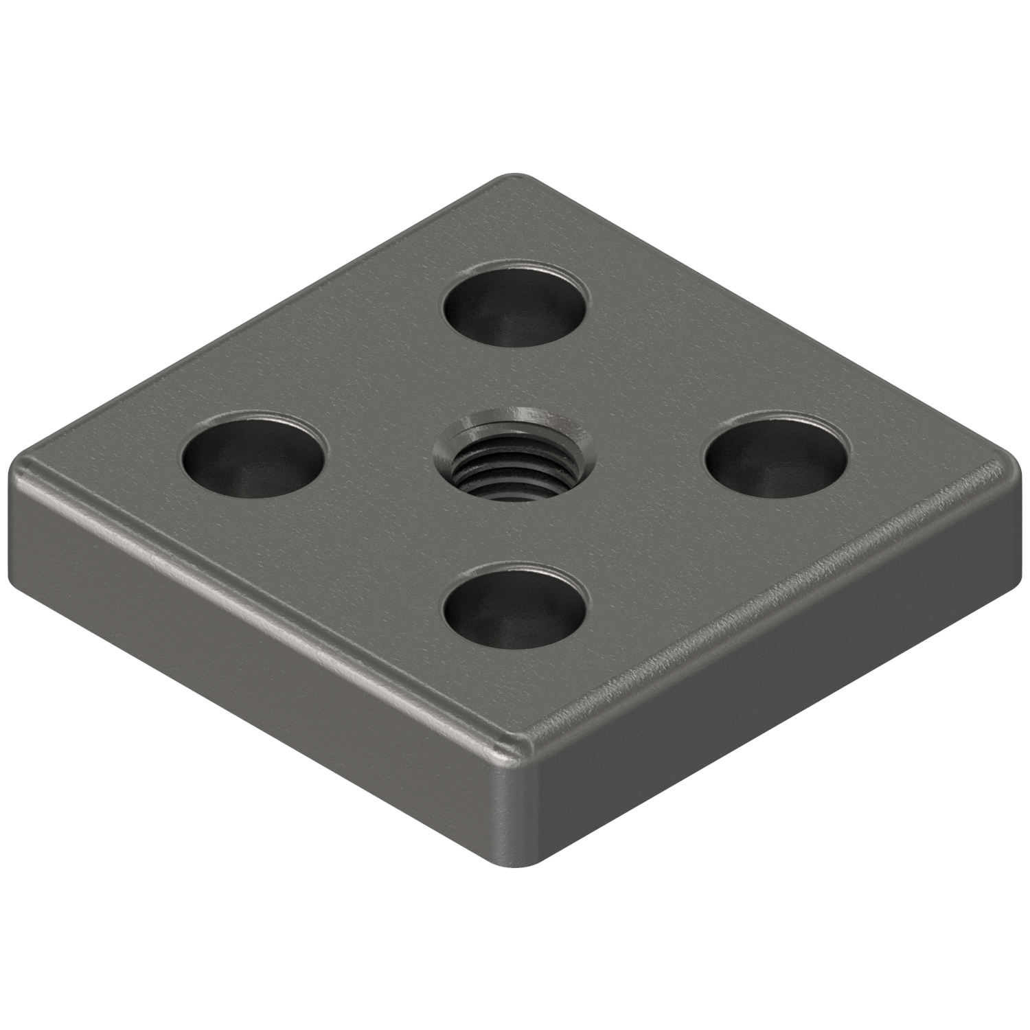 Fußplatte 8 80x80, M16, verzinkt