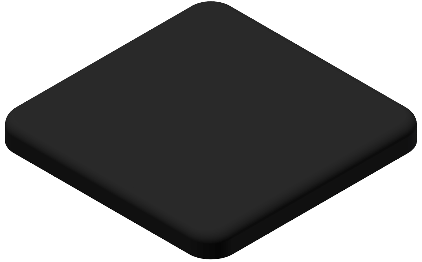 Abdeckkappe 8 40x40, schwarz Abdeckkappe 8 40x40, schwarz