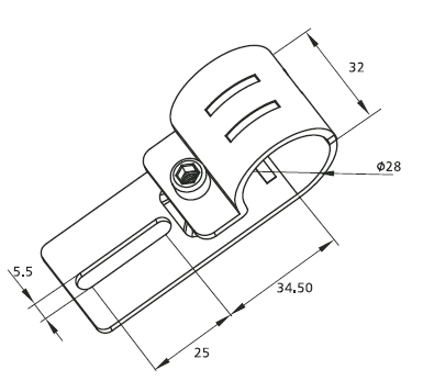 Verbinderset zur Befestigung von Platten D, vernickelt Verbinderset zur Befestigung von Platten D, vernickelt