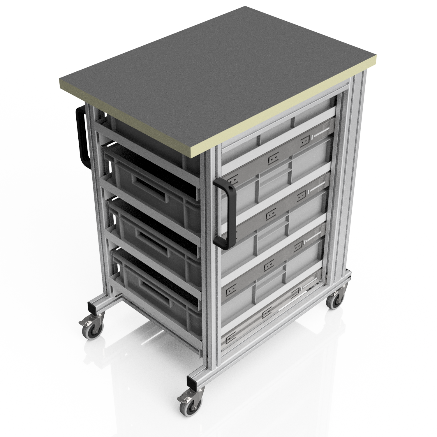 Systemtisch Pro Basismodul 51x72cm für Eurobehälter 