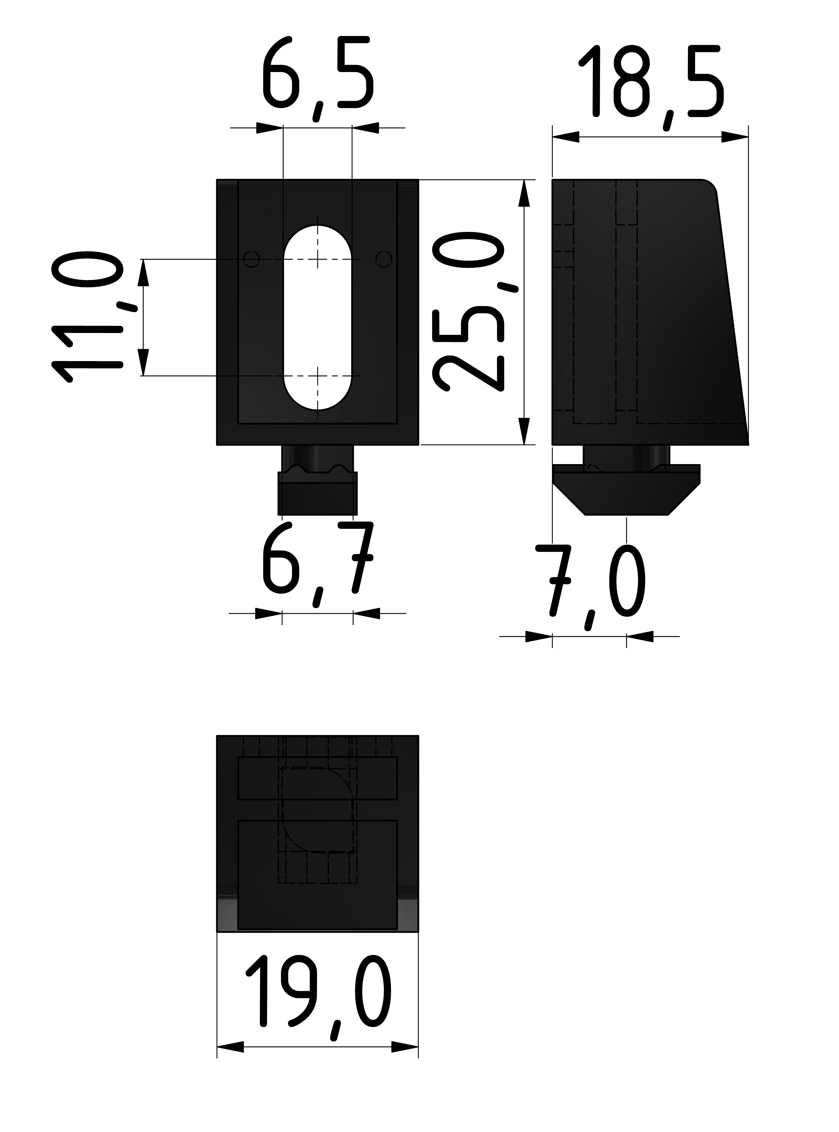 Uniblock PA, schwarz-8