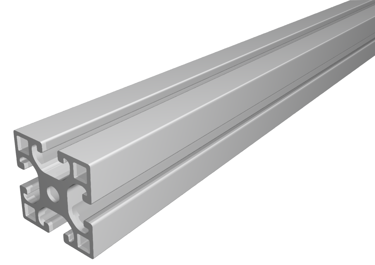 Profil X 8 40x40 leicht, natur Profil X 8 40x40 leicht, natur