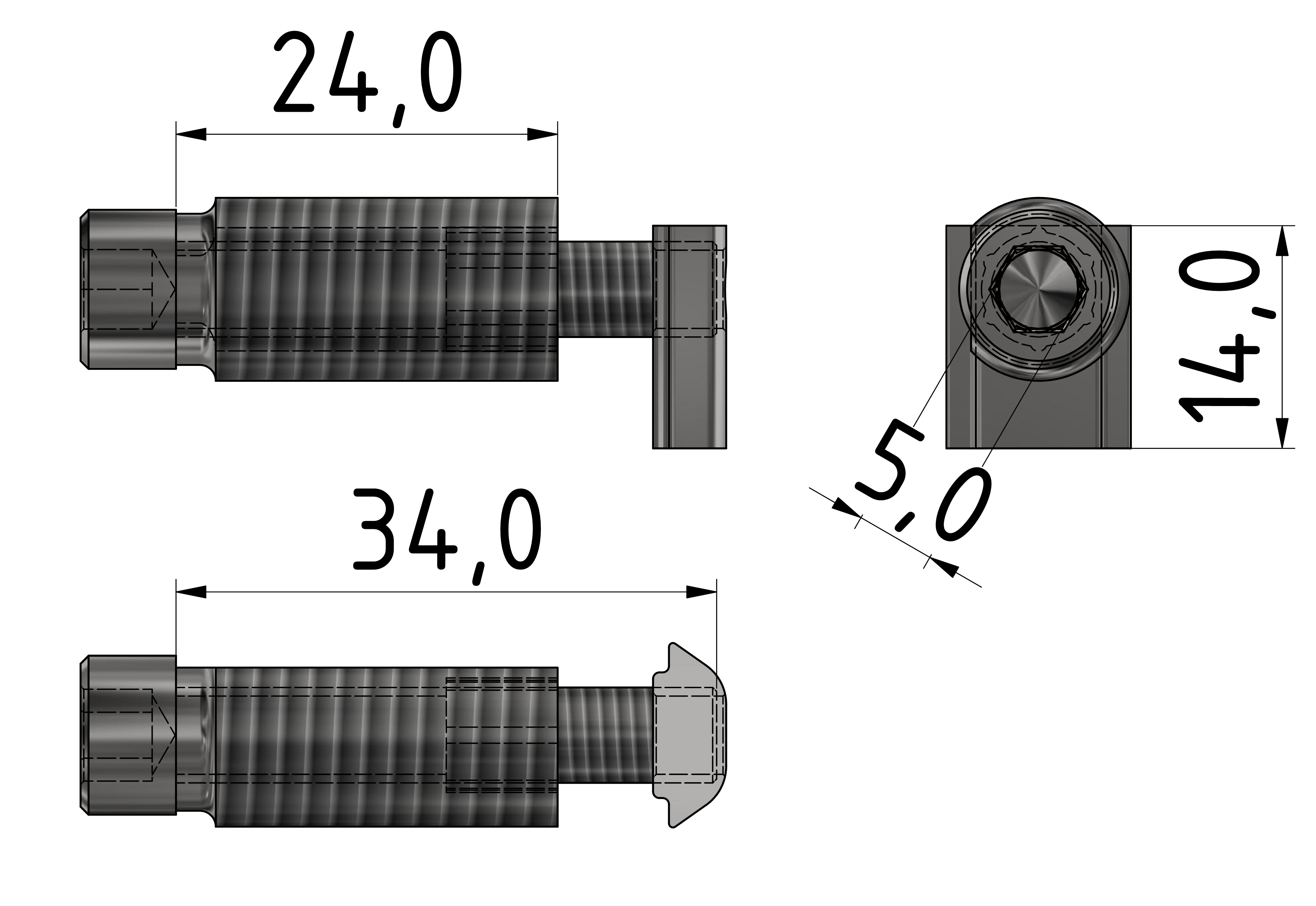 T-Matic Verbindungssatz, verzinkt-8