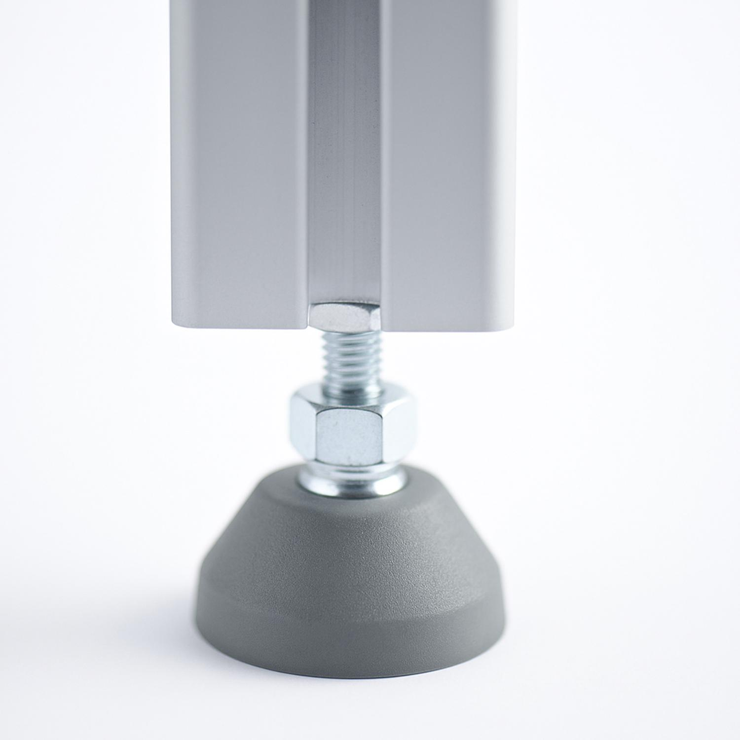 Knuckle Foot D40, M10x100, grey