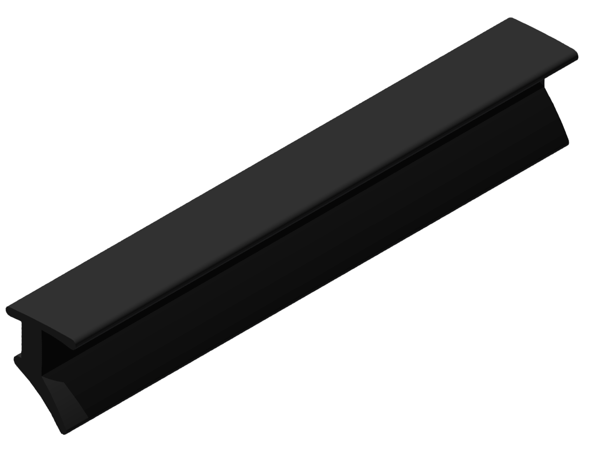 Dichtprofil 6 2-4mm, schwarz