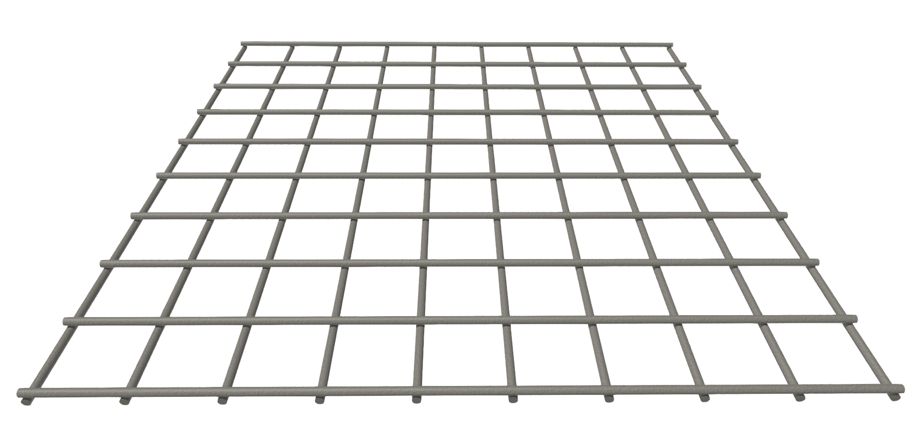 Steel Mesh 3mm 30x30, bright zinc-plated