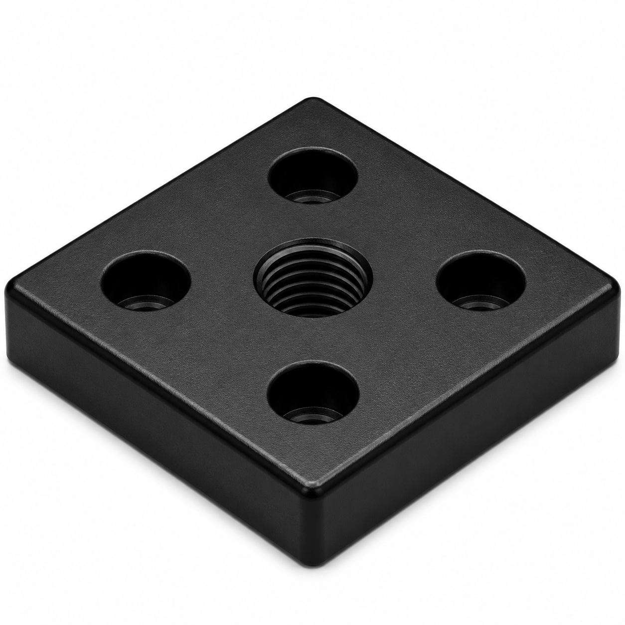 Fußplatte 6 60x60, M12, schwarz