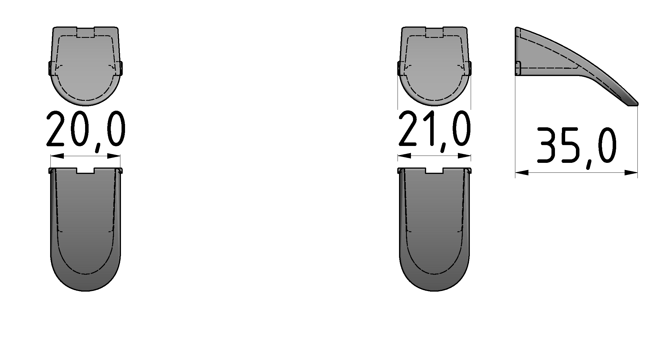 Cap Set Handle 8, black