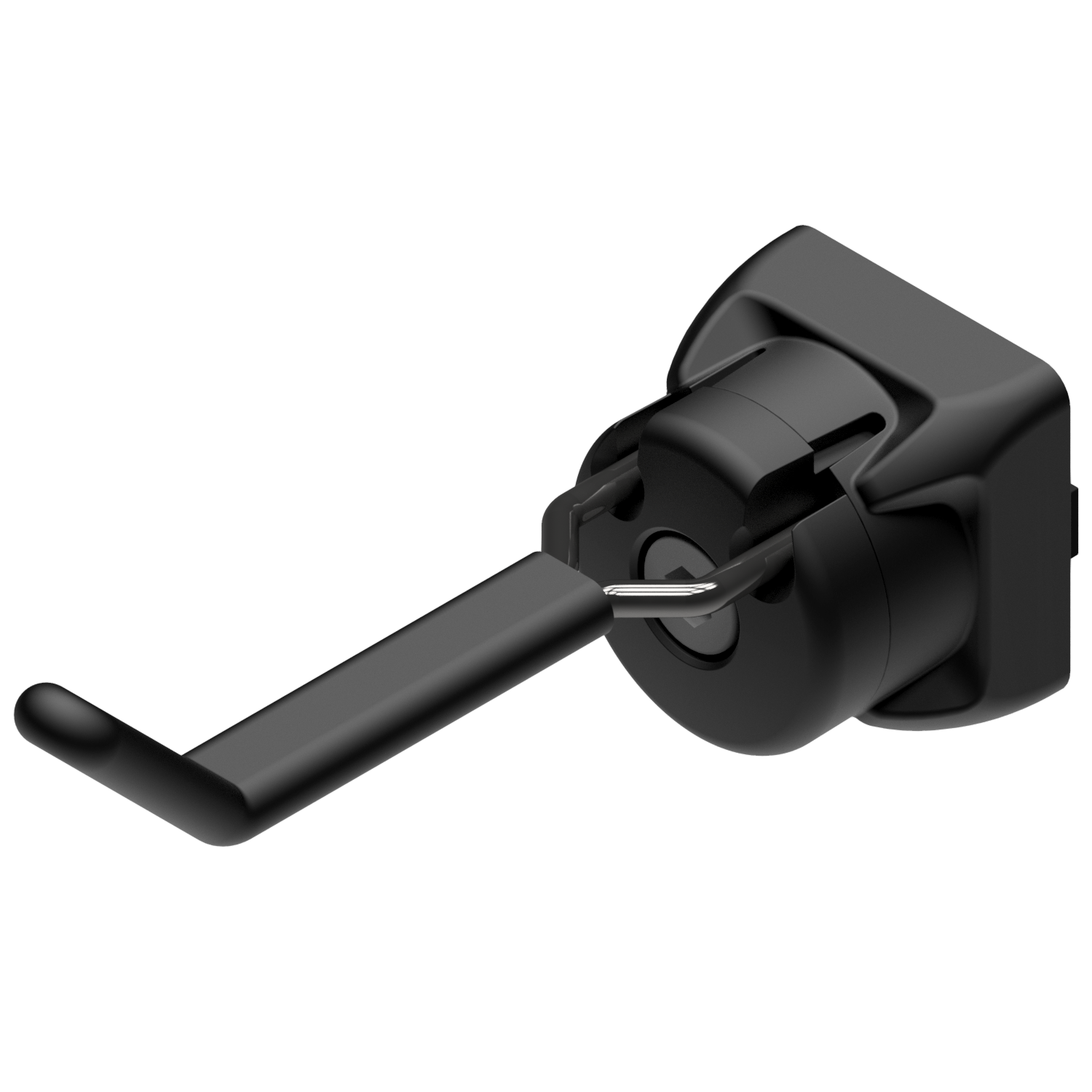 Hook 8 80x10, black similar to RAL 9005 Hook 8 80x10, black similar to RAL 9005