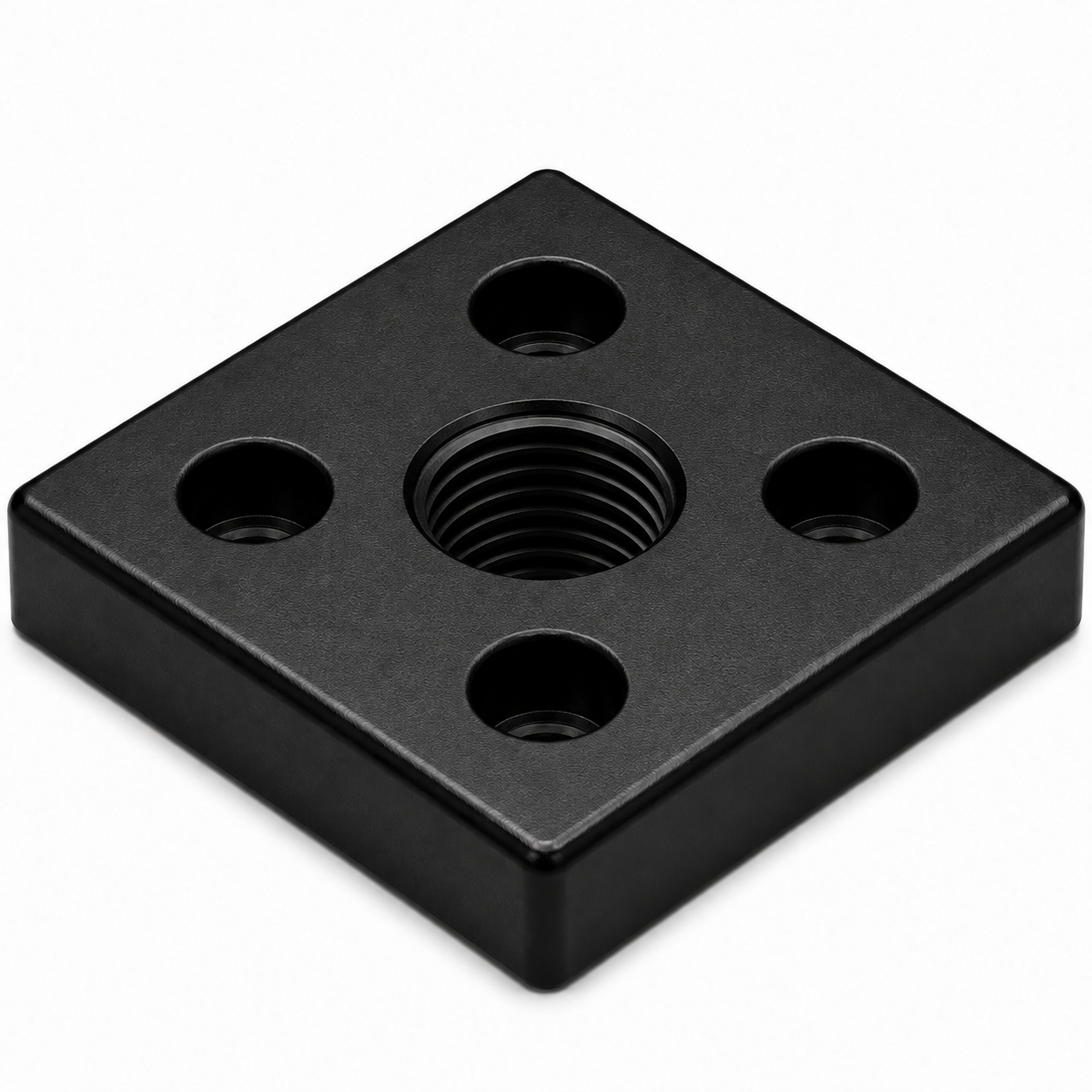 Fußplatte 6 60x60, M16, schwarz
