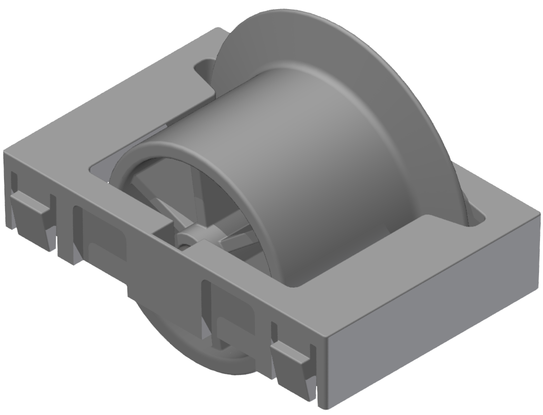 Roller Unit with Flanged Wheel D28