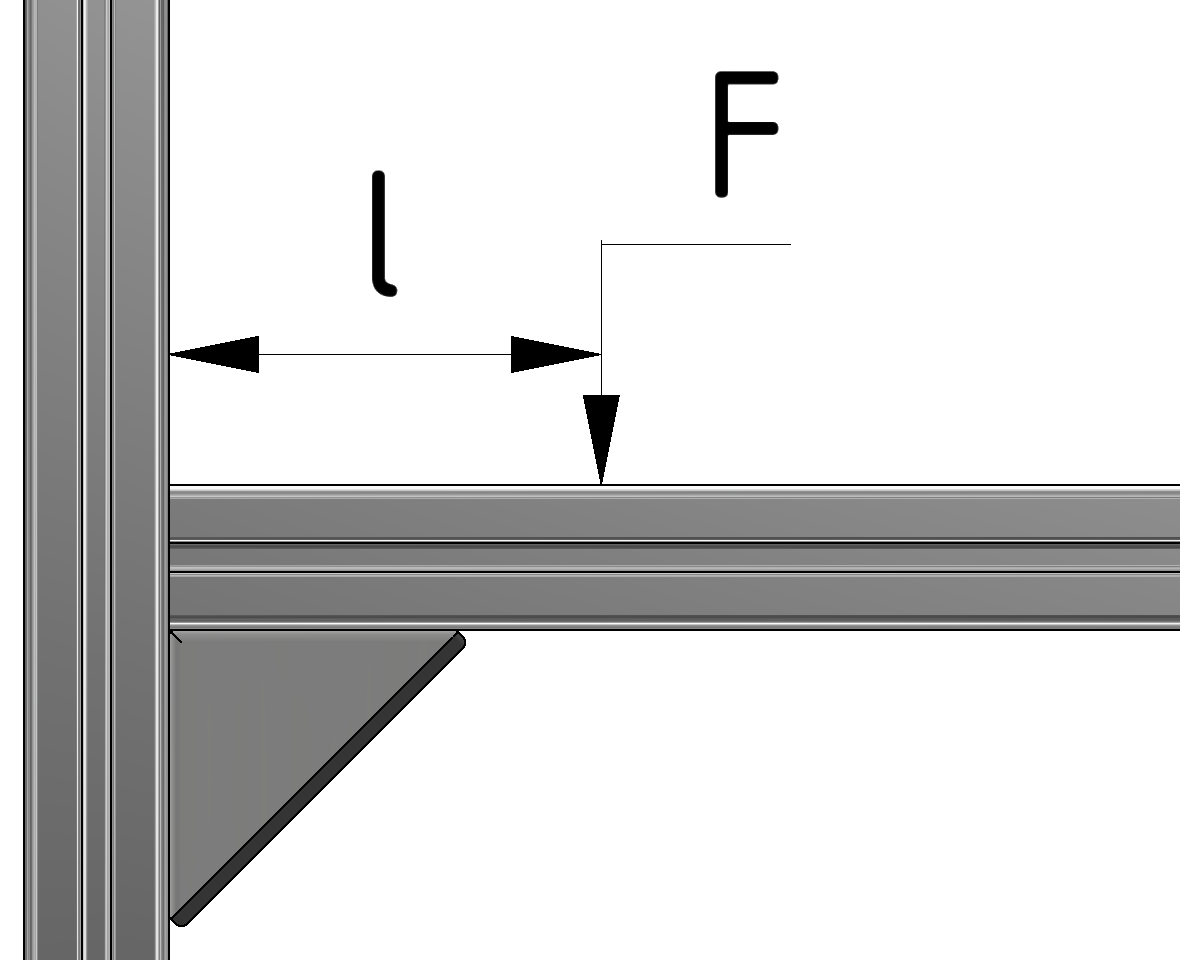 Angle Bracket  Set X 8 40x40, grey