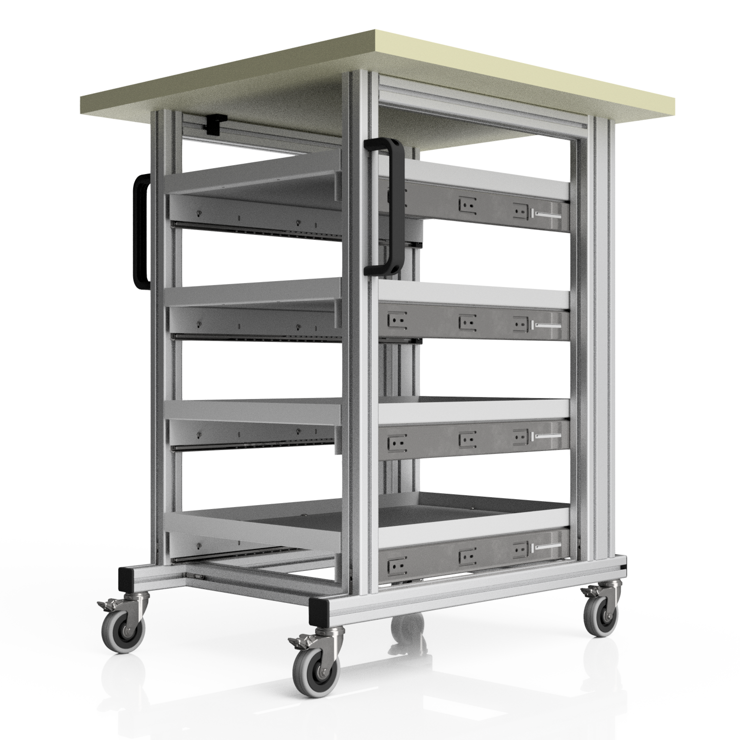 Systemtisch Pro Basismodul 70x72cm für Eurobehälter Systemtisch Pro Basismodul 70x72cm für Eurobehälter