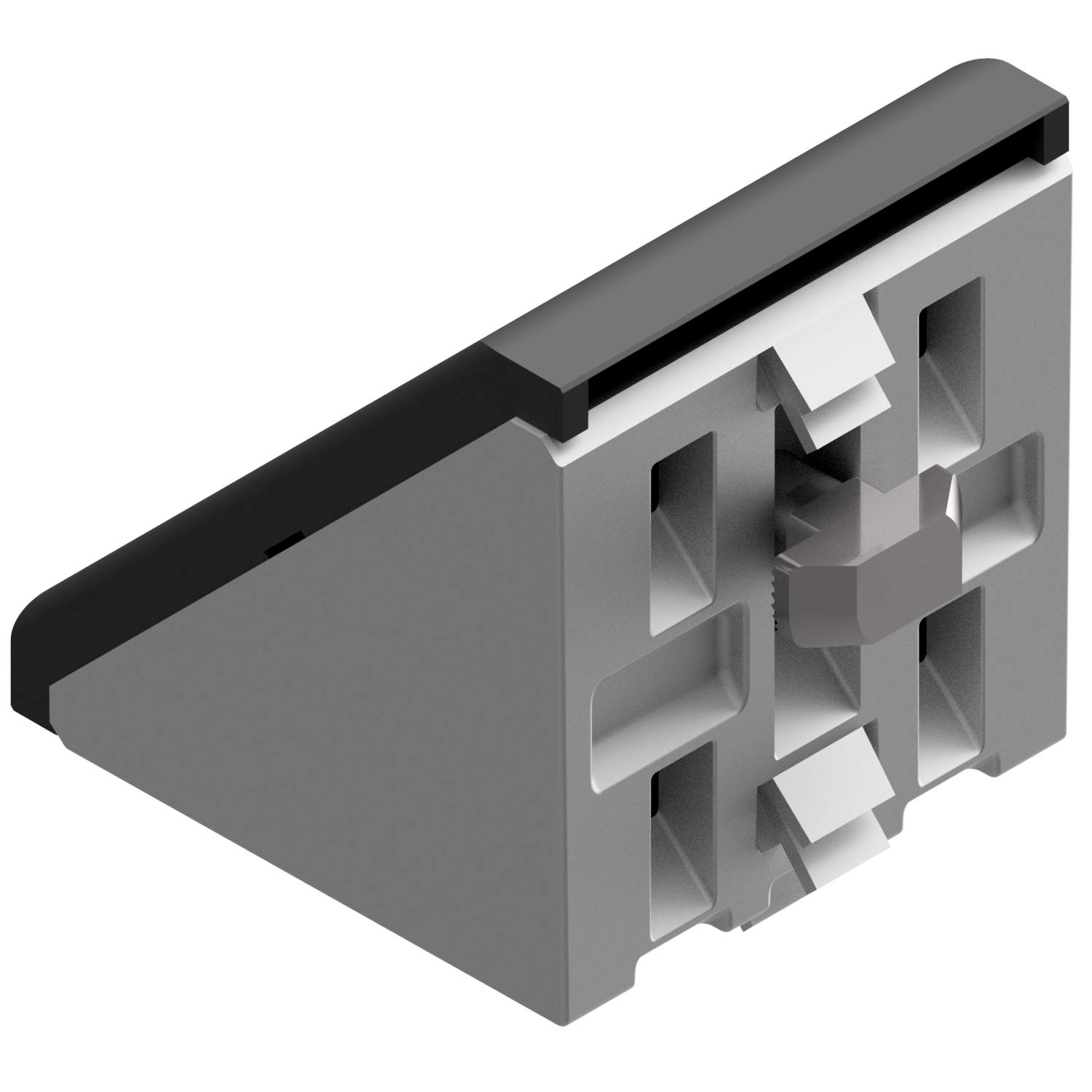 Winkelsatz 60x60, weißaluminium-10