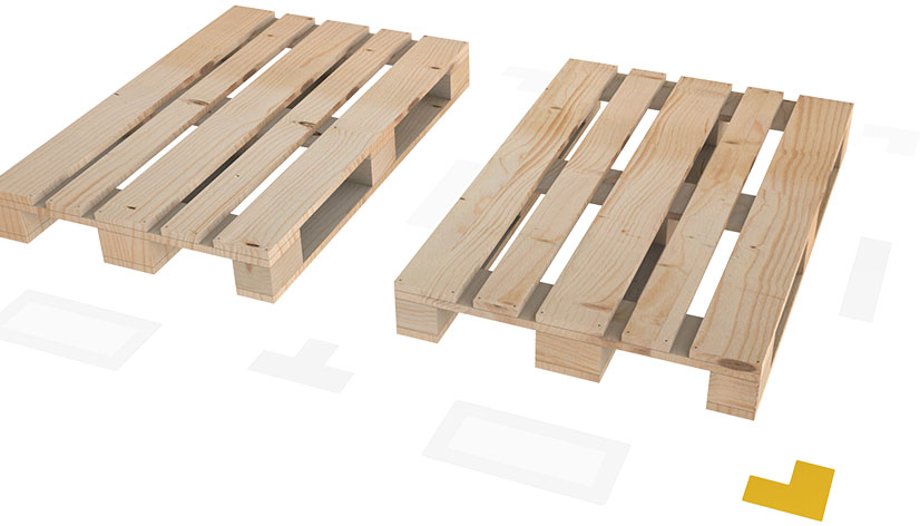 Bodenmarkierung L-Form 75 - grün Bodenmarkierung L-Form 75 - grün