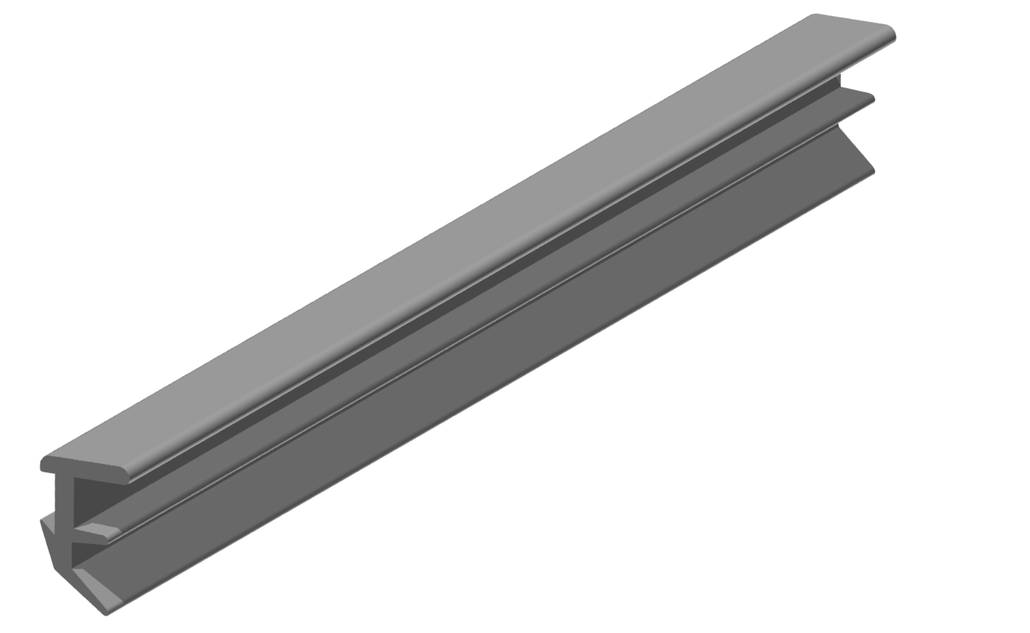 Dichtprofil 8 2-4mm, grau