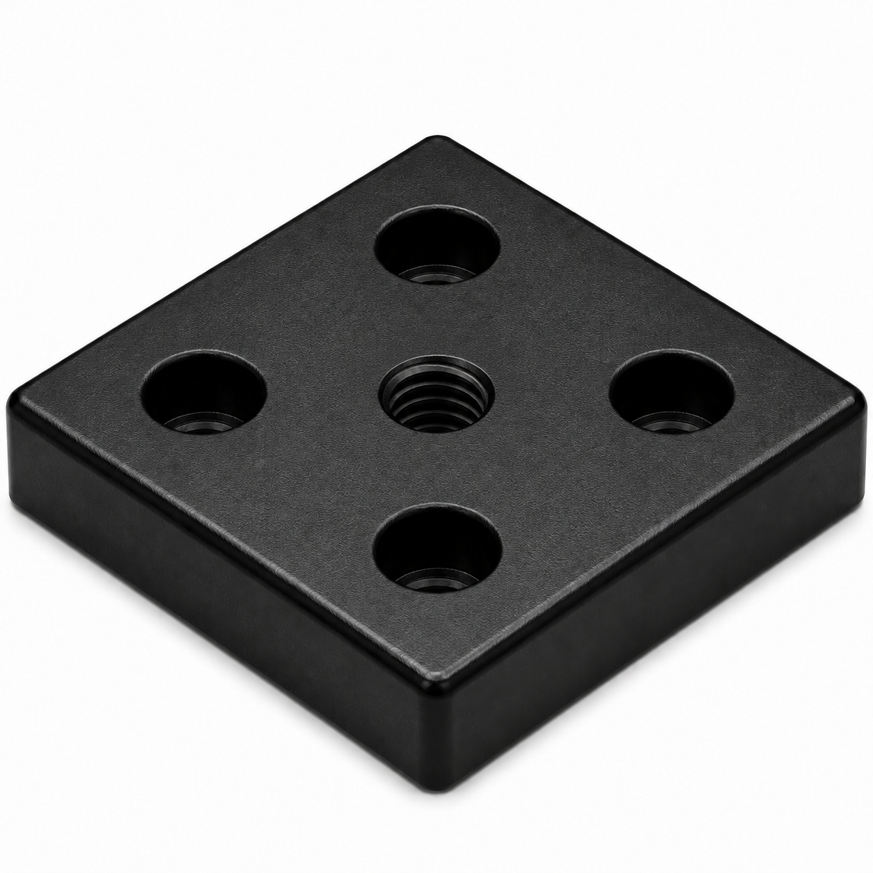 Fußplatte 6 60x60, M10, schwarz