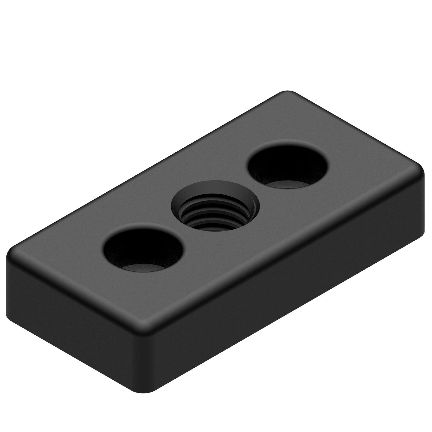 Base Plate 6 60x30, M12, black