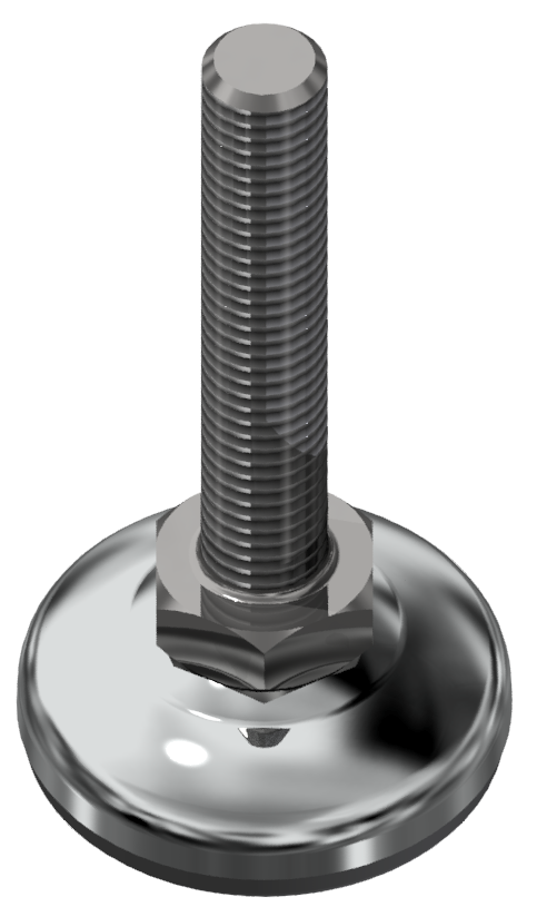 Stellfuß D40 X, M10x75, rostfrei Stellfuß D40 X, M10x75, rostfrei