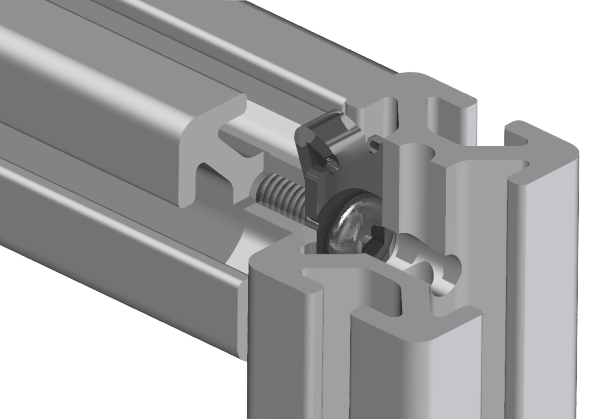 Standard-Verbinder 6, rostfrei