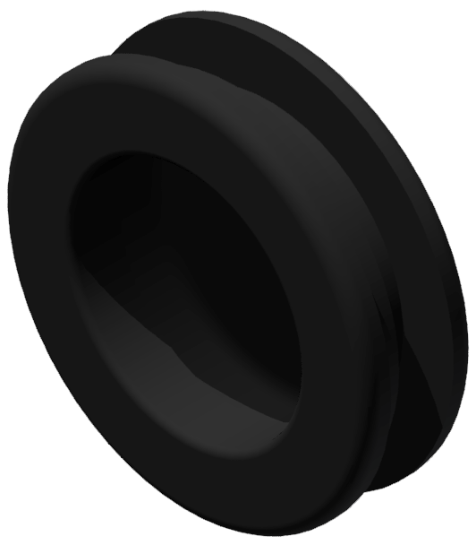 Griffmulde D50, schwarz