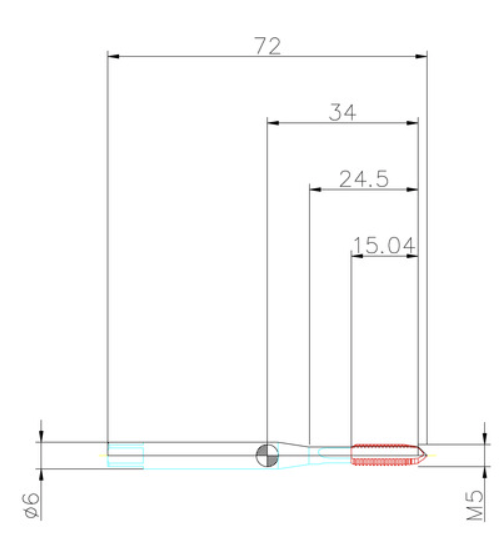 Gewindebohrer M5 PRO HSS
