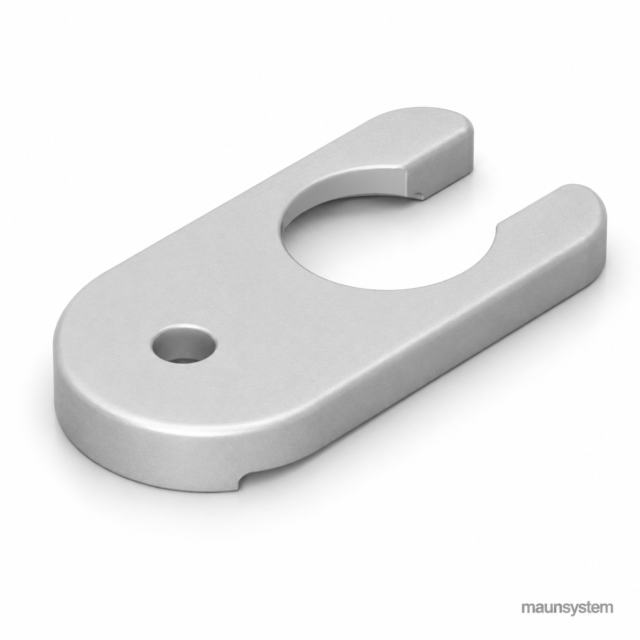 Foot Clamp D60, white aluminium
