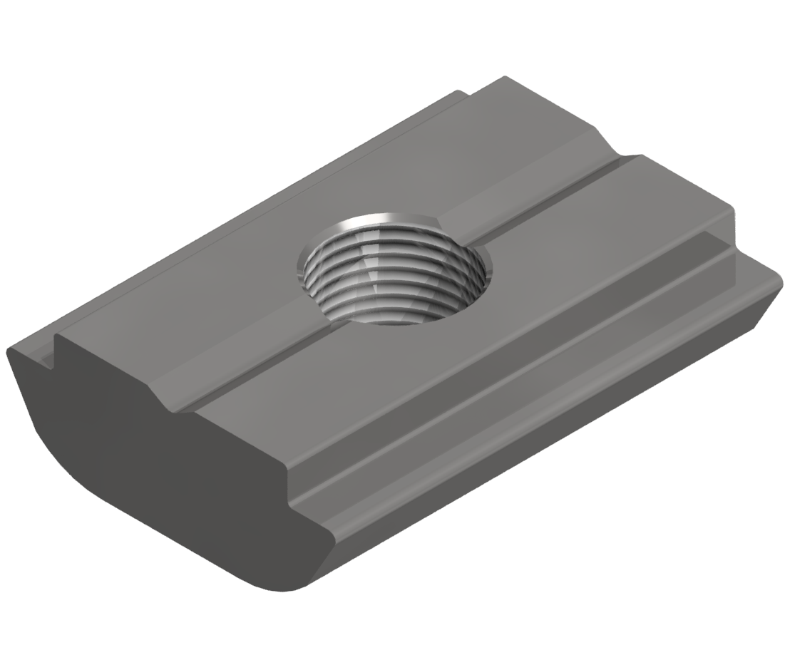 Nutenstein B M6, verzinkt-10 Nutenstein B M6, verzinkt-10