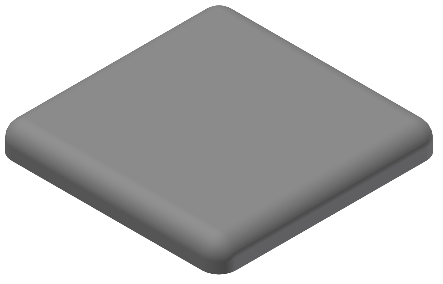 Cap 5 20x20, grey