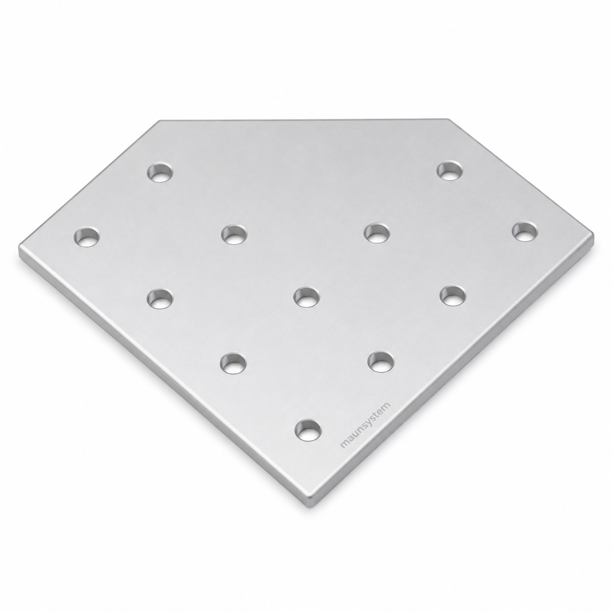 Verbinderplatte L 180x180, eloxiert-10