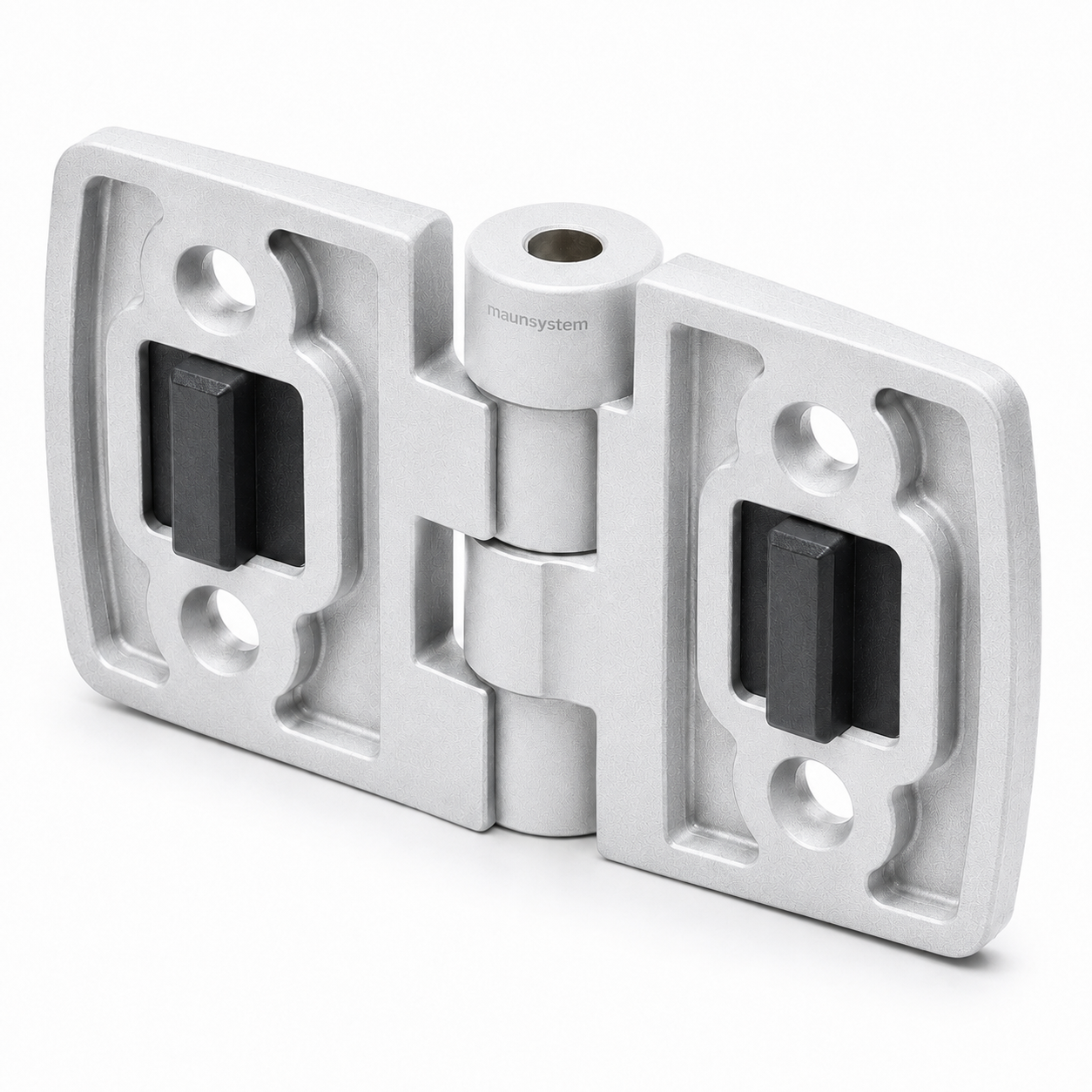 Alu Combi Hinge non detachable 50x50 Al, white aluminium-10